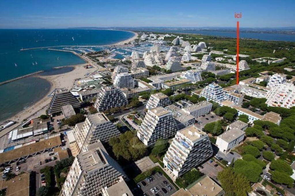 ! Le Beaulieu ! Clim, Terrasse, Central, Plage Apartamento La Grande-Motte Exterior foto